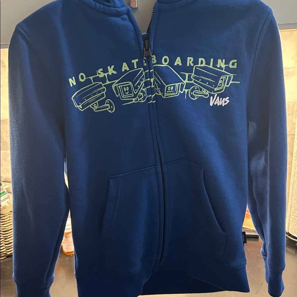 Vans Kids Blue No Skateboarding Jacket